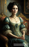 An Old Painting Of A Beautiful French Woman Portrait Ai Art