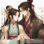 Ancient Chinese Couple In Love Ai Artwork