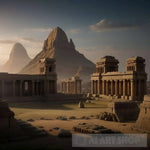 Ancient Civilization Thriving On A Hidden Continent Architecture Ai Art