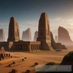 Ancient Civilization Thriving On A Hidden Continent Architecture Ai Art