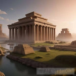 Ancient Civilization Thriving On A Hidden Continent Architecture Ai Art