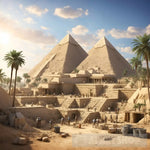 Ancient Egyptian Civilization Street Ai Art