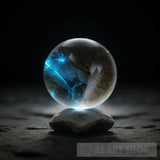 Ancient Rock Spirit With A Crystal Orb Portrait Ai Art