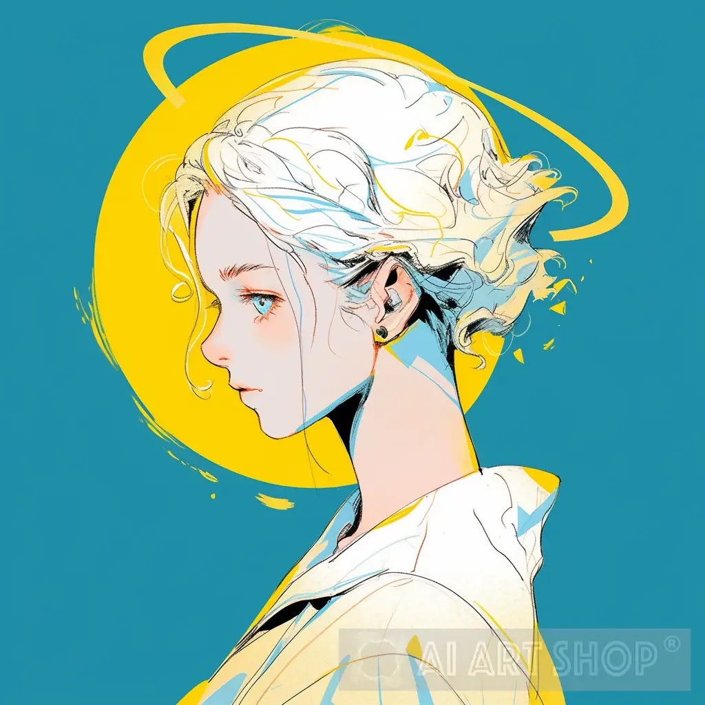 Angelic Side Profiles - Exquisite Duo - Girl