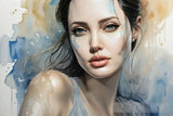 Angelina Living Idol Portrait Ai Art