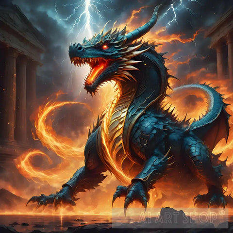 Angry Dragon Ai Artwork
