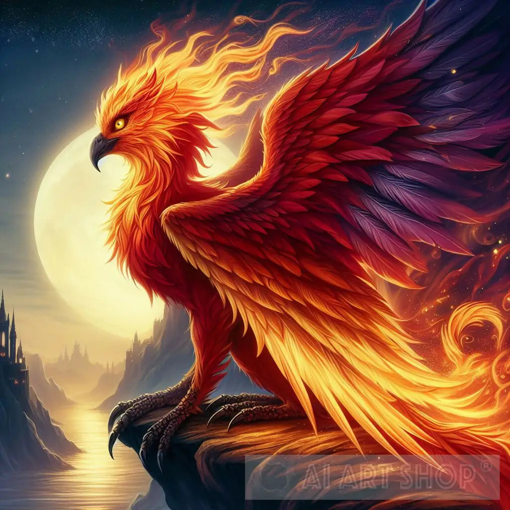Peregrine Falcon NFT Artwork | Majesty Series
