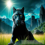 Animal Panther Feline Cat Ai Art