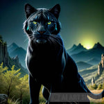 Animal Panther Feline Cat Ai Art