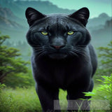 Animal Panther Feline Cat Ai Art