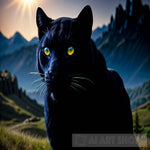 Animal Panther Feline Cat Ai Art