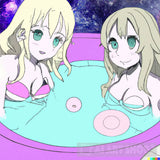 Anime Girls Wearing Swimsuits In Hottubs Ai Artwork