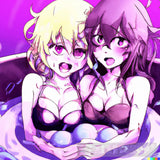 Anime Girls Wearing Swimsuits In Hottubs Ai Artwork