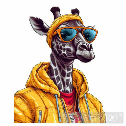 Anthropomorphic Giraffe Ai Artwork
