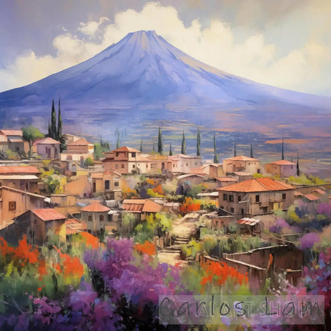 Antigua Guatemala Ai Painting