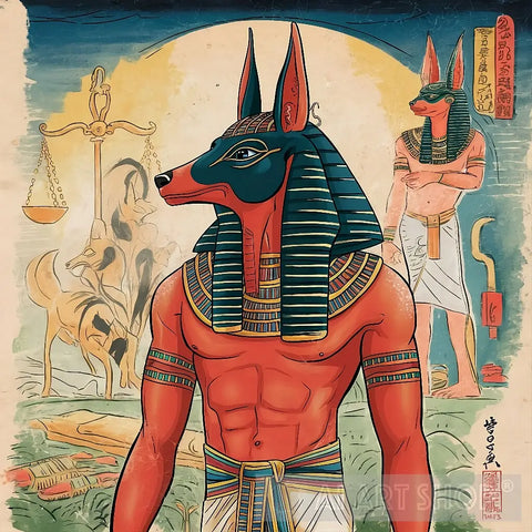 Anubis History Ai Painting