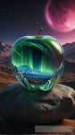 Apple Made Of Crystal Ai Painting