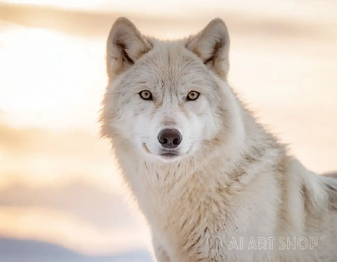 Arctic Wolf Animal Ai Art