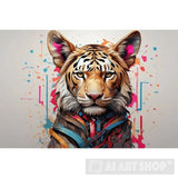 Artistic Tiger Animal Ai Art