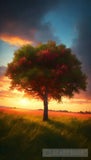 اشجار منعزلة Ai Artwork
