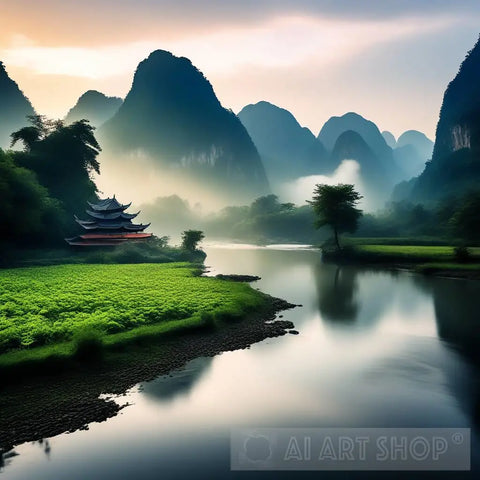 Asia Ai Landscape Art