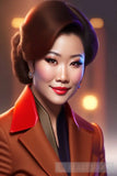 Asian Anchor Person Ai Artwork