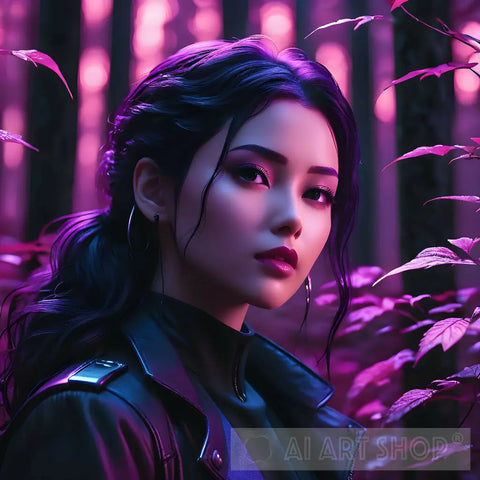 Asian Girl Portrait Ai Artwork