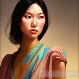 Asian Model Ai Artwork