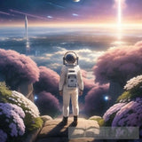 Astronaut Discovering A Realm Beyond Time Modern Ai Art