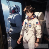 Astronaut Discovering A Realm Beyond Time Modern Ai Art