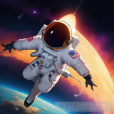 Astronaut Discovering A Realm Beyond Time Modern Ai Art