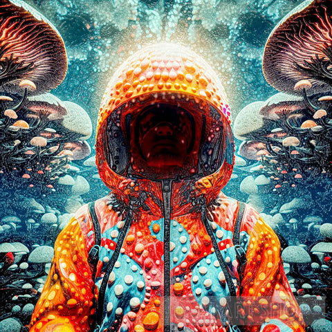 Astronaut Lost In A Psychedelic World 2 Ai Artwork