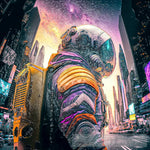 Astronaut Lost In New York 4 Ai Artwork