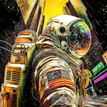 Astronaut Lost In New York City Ai Artwork