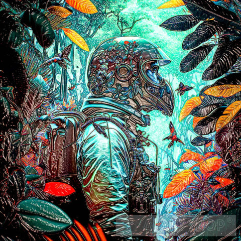 Astronaut Lost In The Forest 10 Ai Artwork