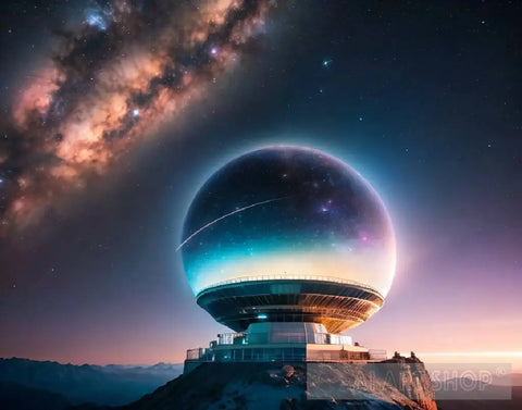 Astronomical Observatory Ai Artwork