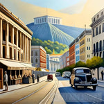 Athens Greece Ai Painting