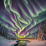 Aurora Borealis Light Landscape Ai Art