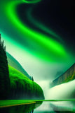 Aurora Landscape #1 Ai Art