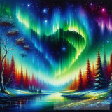 Aurora Painting Abstract Ai Art