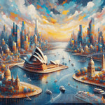 Australia Amazing View Abstract Ai Art