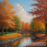 ’Autumn Aura’ Landscape Ai Art