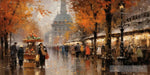 Autumn Cityscape Landscape Ai Art