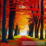 Autumn In The Woods Ai Painting