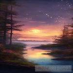 Autumn In The Woods Ai Painting