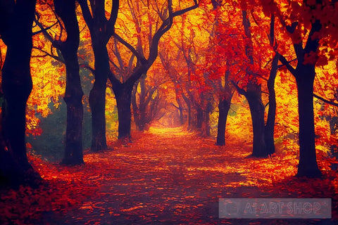 Autumn Nature Ai Art