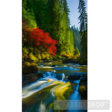 Autumn River Ai Artwork