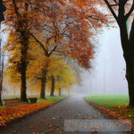 Autumn Scene Nature Ai Art