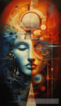 Awakening Within: Embarking On A Transformative Spiritual Journey Abstract Ai Art