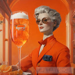 Awesome Aperol Girl Portrait Ai Art